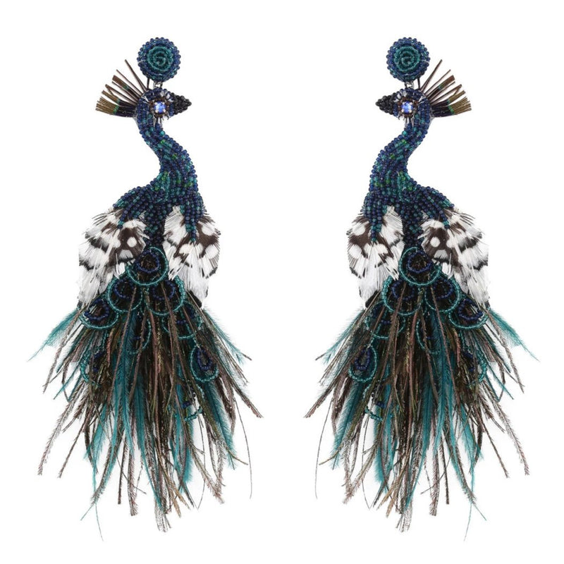 Peacock Earrings