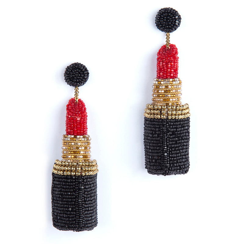 Lipstick Earrings