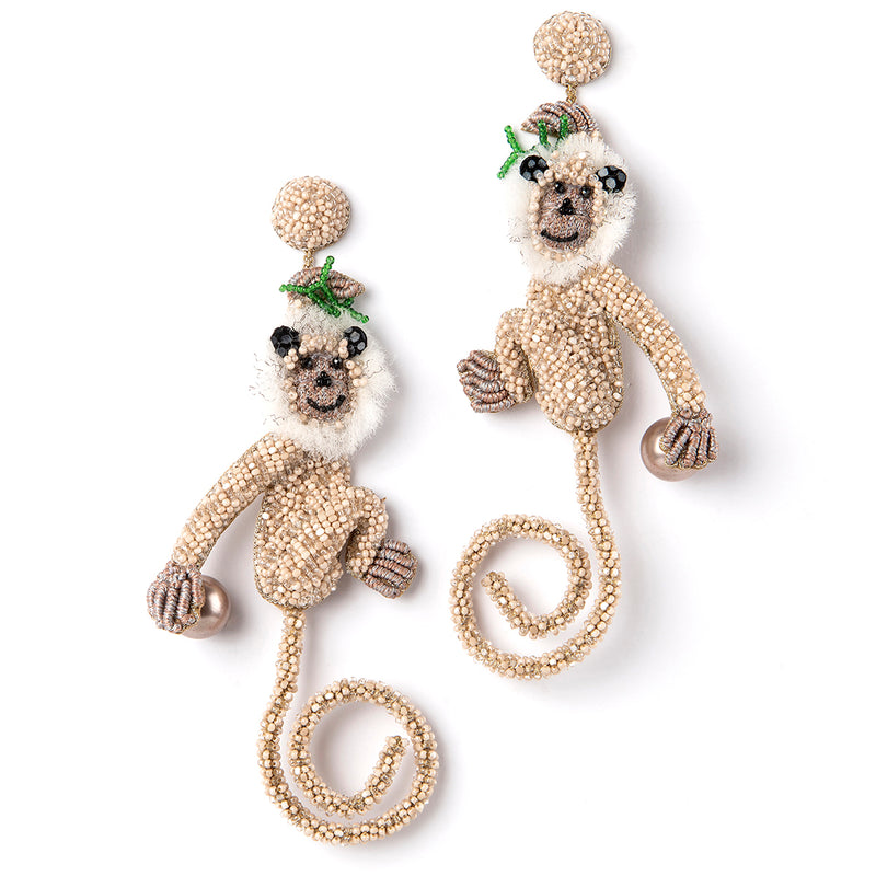 Monkey Earrings